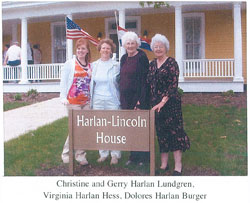 Christine and Gerry Harlan Lundgren, Virginia Harlan Hess, Dolores Harlan Burger